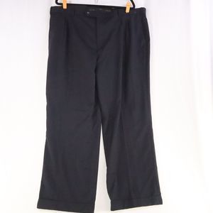 Martino Mens Dress Pants Slacks Size 44x30  Pleated Front